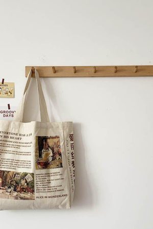Alice in Wonderland Cloth Bag