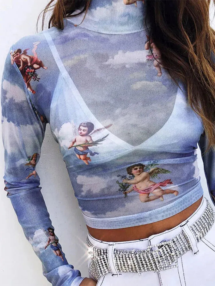 Angels Sheer Top Angels Sheer Top