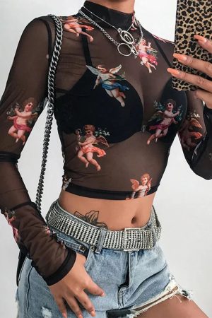 Angels Sheer Top