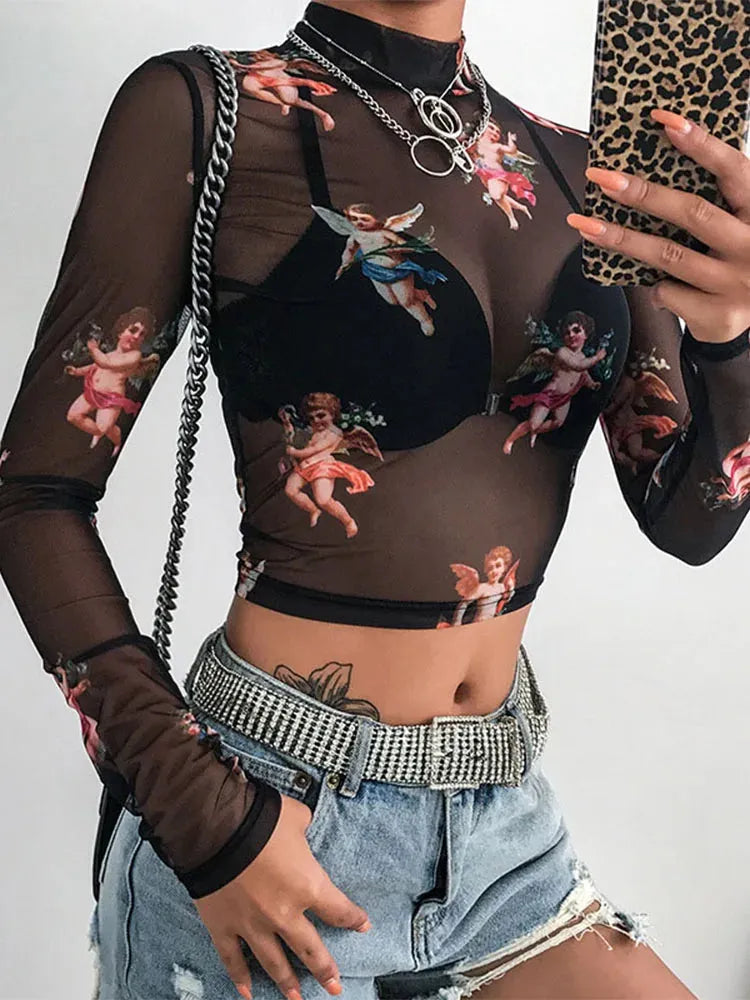 Angels Sheer Top Angels Sheer Top