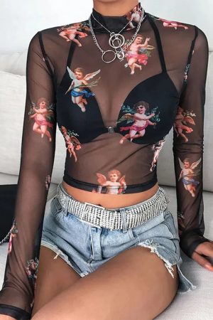 Angels Sheer Top