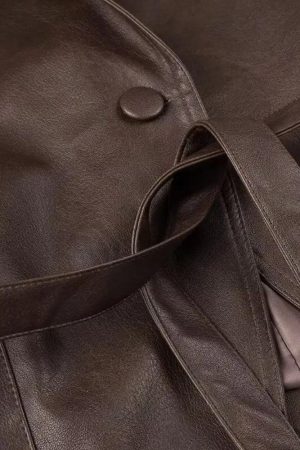 Asymmetric Faux Leather Jacket