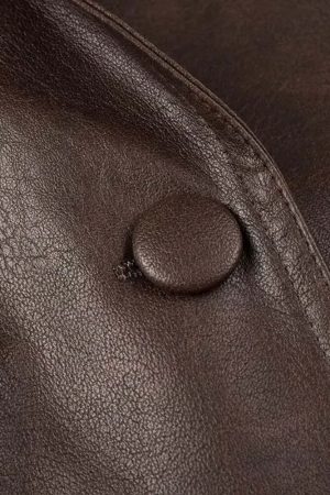 Asymmetric Faux Leather Jacket