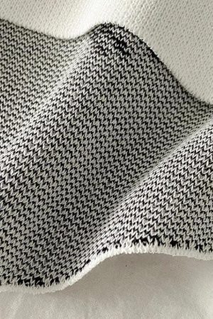 Asymmetric Heart Knitted Crop Top