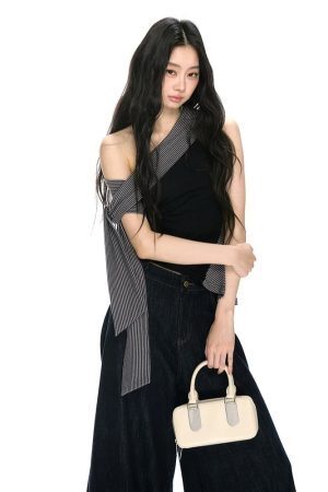 Asymmetric One Shoulder Top