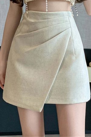 Asymmetrical Mini Skirt