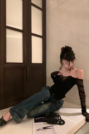 Baddie Butterfly Off Shoulder Top