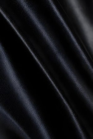 Baddie Faux Leather Lace Up Crop Top