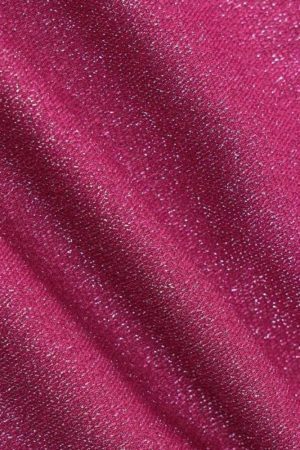 Baddie Glitter High Slit Mini Dress