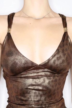 Baddie Leopard Backless Top