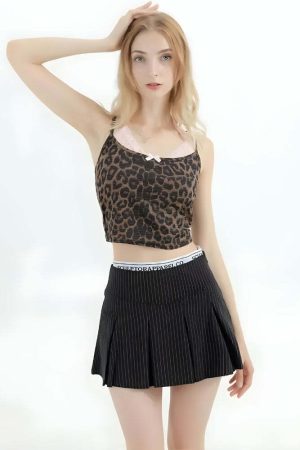 Baddie Leopard Crop Top
