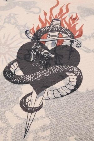 Baddie Mesh Tattoo Top