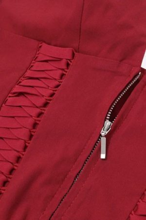 Baddie Zip Up Halter Top