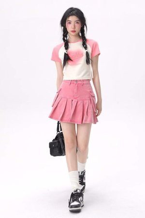 Barbie Cargo Mini Skirt