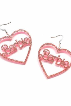 Barbie Glitter Earrings