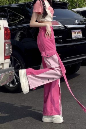 Barbie Patchwork Cargo Pants