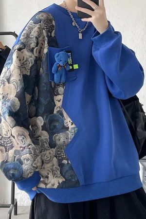 Bear Printed Sweater