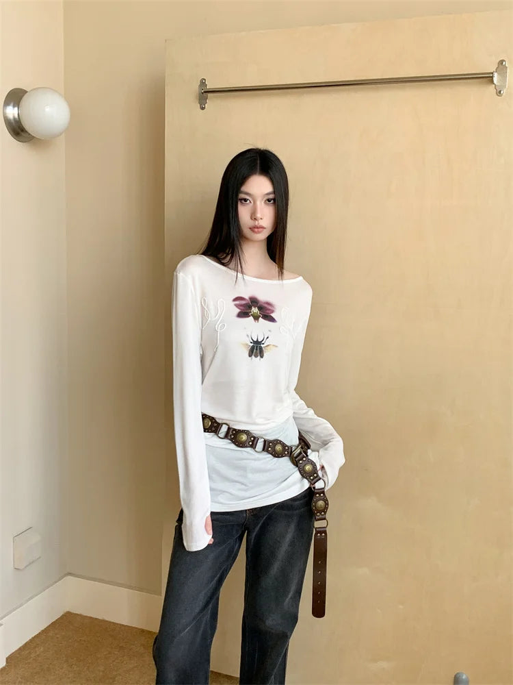 Beetle & Orchid Top Beetle & Orchid Top