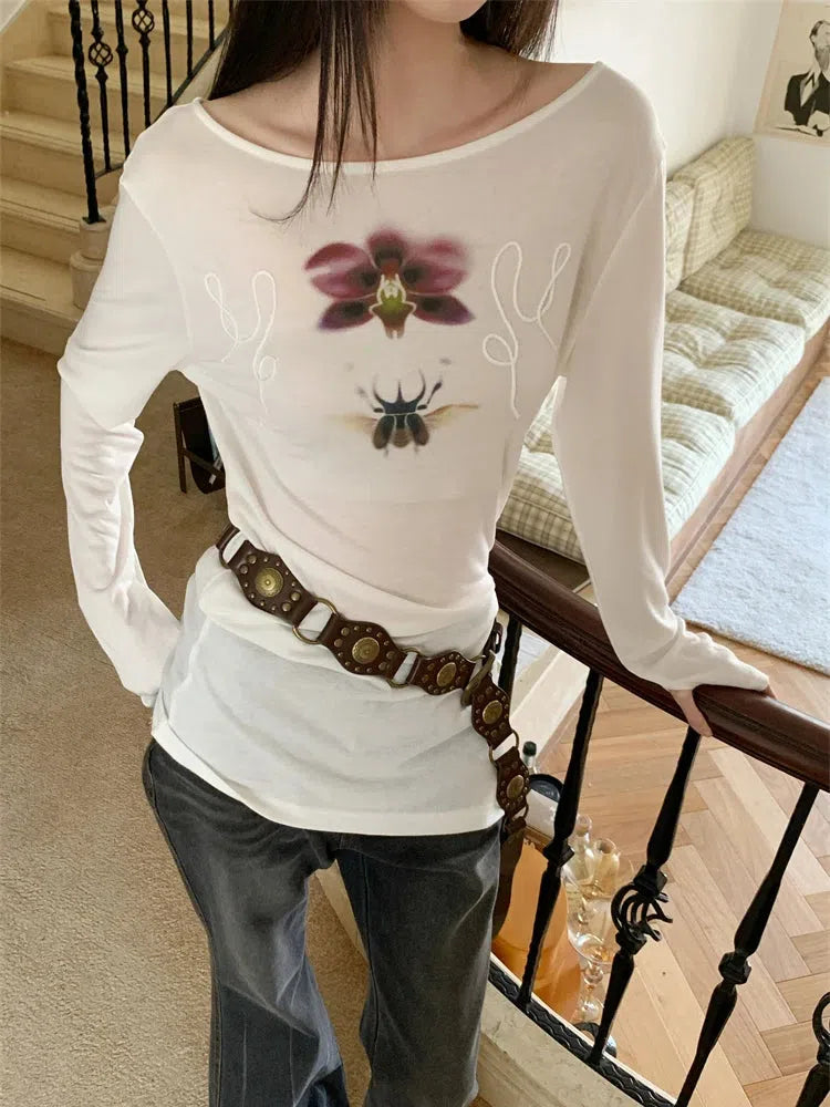 Beetle & Orchid Top Beetle & Orchid Top