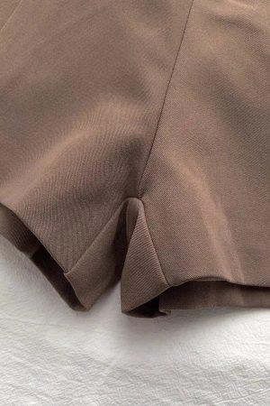 Belted High Waisted Shorts