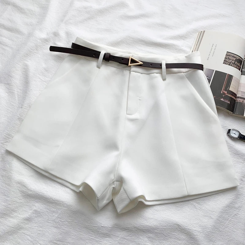 Belted High Waisted Shorts Belted High Waisted Shorts