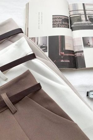 Belted High Waisted Shorts