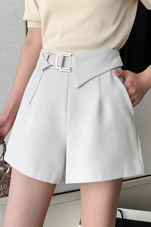 Belted Mini Shorts
