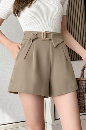 Belted Mini Shorts