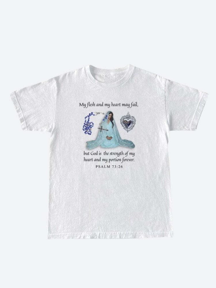 Bible Psalm 73:26 Tee Bible Psalm 73:26 Tee
