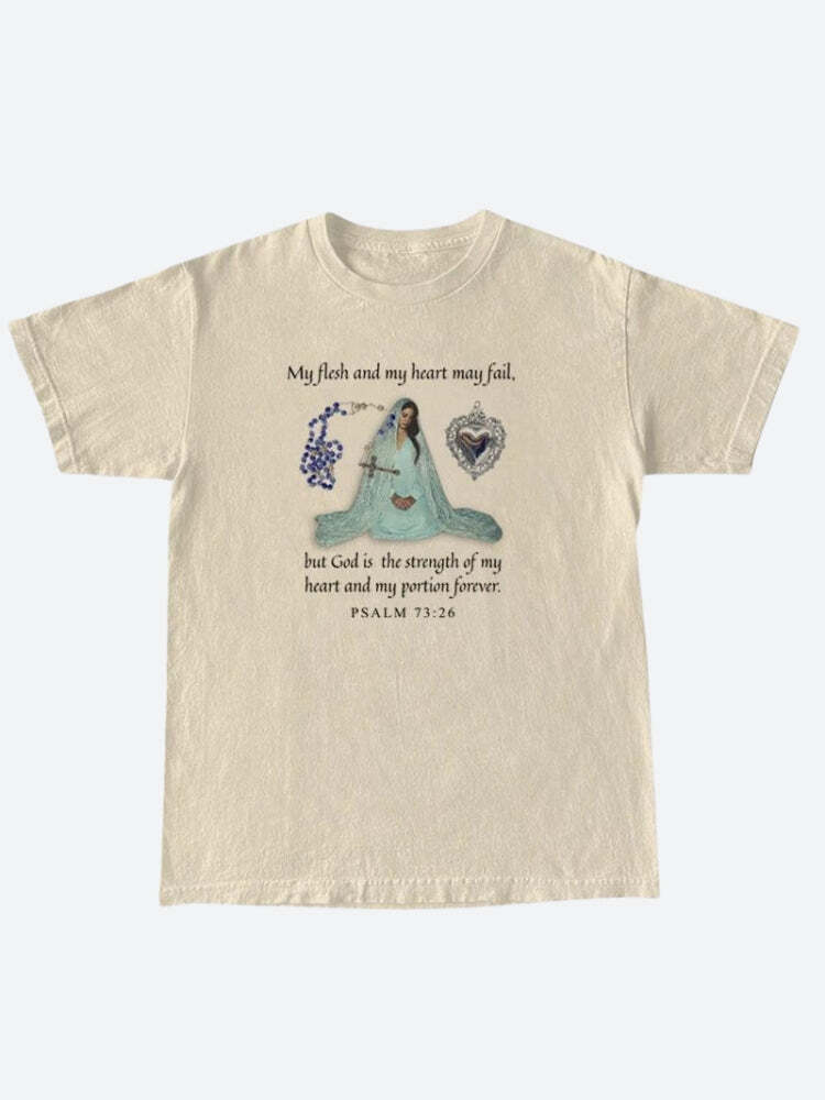 Bible Psalm 73:26 Tee Bible Psalm 73:26 Tee