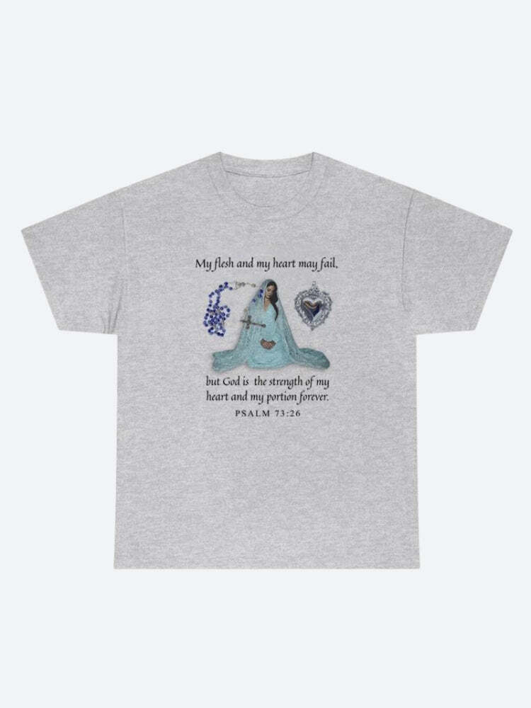 Bible Psalm 73:26 Tee Bible Psalm 73:26 Tee