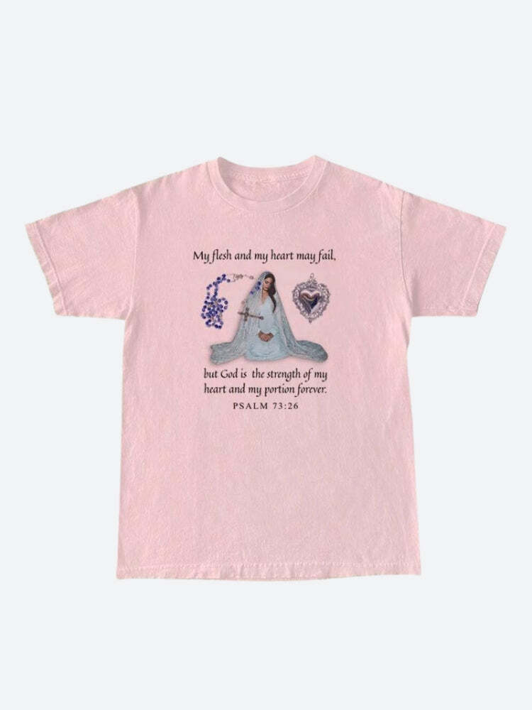 Bible Psalm 73:26 Tee Bible Psalm 73:26 Tee