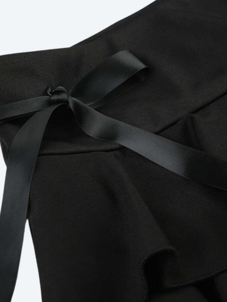 Black Coquette Mini Skirt Black Coquette Mini Skirt