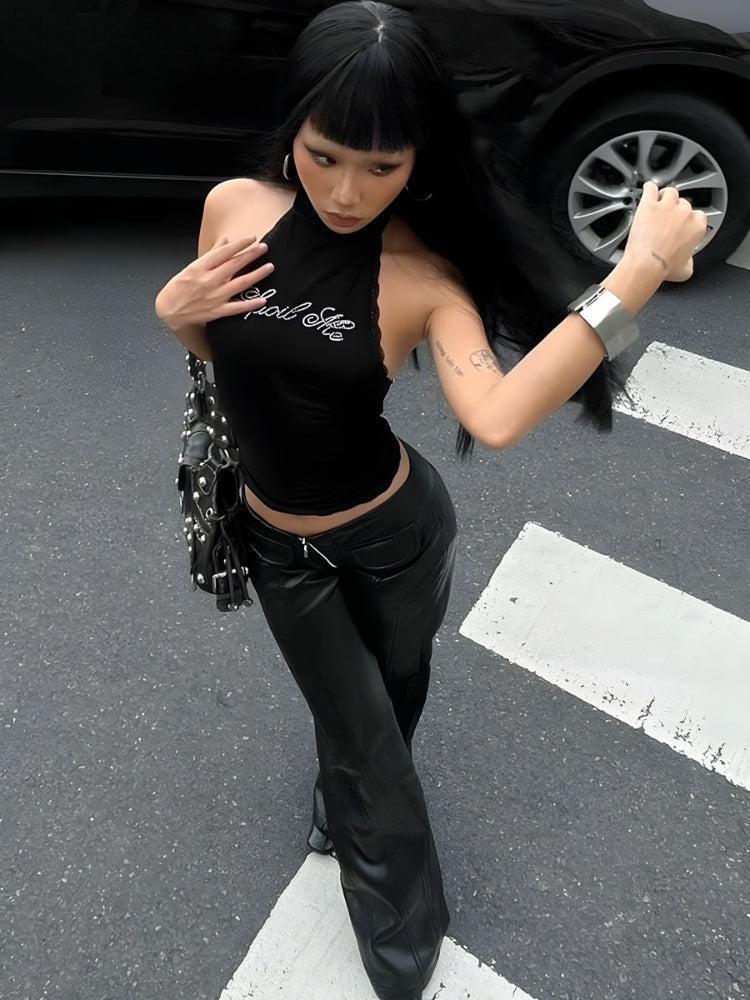 Black Halter Top Black Halter Top