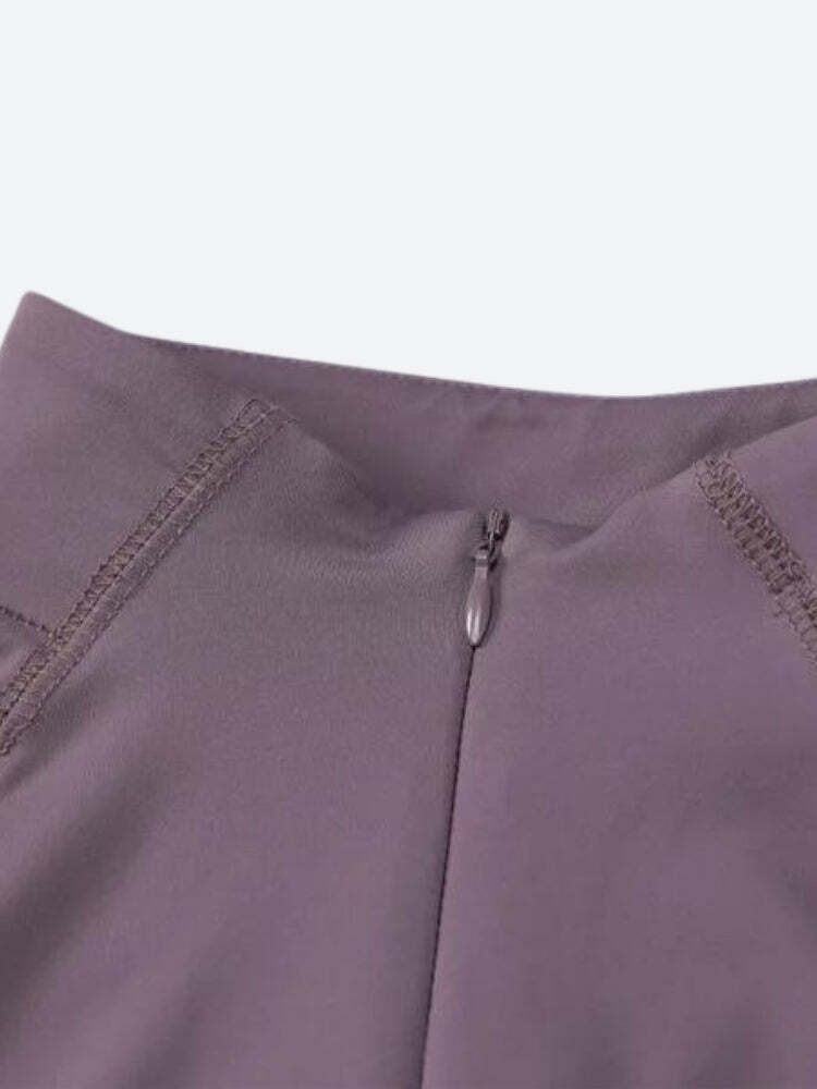 Bodycon Half Zip-Up Top Bodycon Half Zip-Up Top