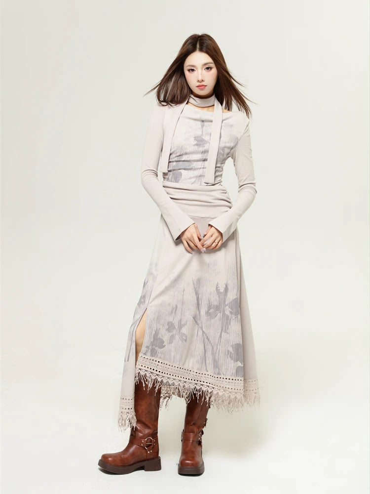 Bohemian One Shoulder Maxi Dress Bohemian One Shoulder Maxi Dress