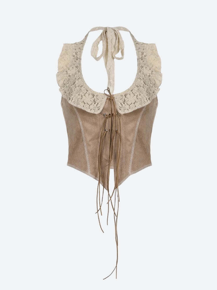 Boho Lace Up Top Boho Lace Up Top