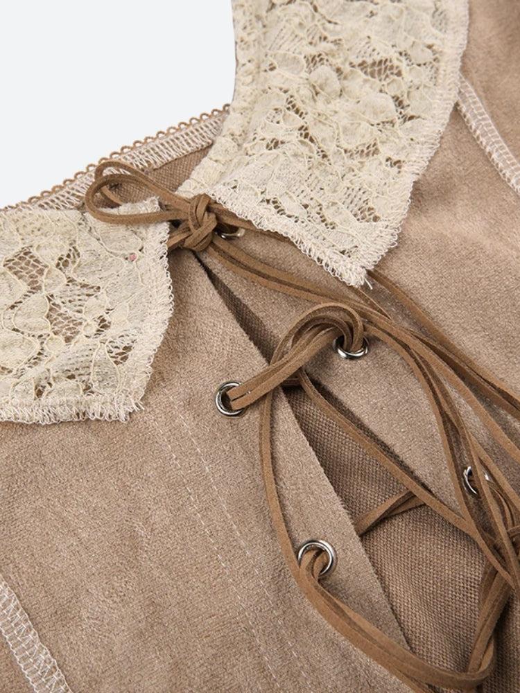 Boho Lace Up Top Boho Lace Up Top