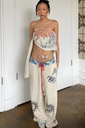 Boho Wide Leg Pants