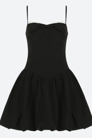 Bow Bubble Mini Dress