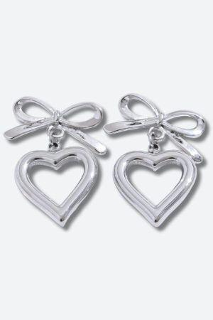 Bow & Heart Earrings