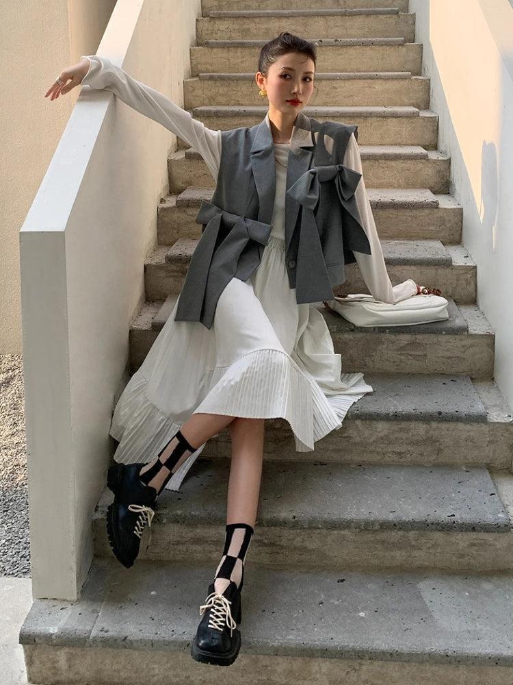 Bow Oversized Vest Bow Oversized Vest