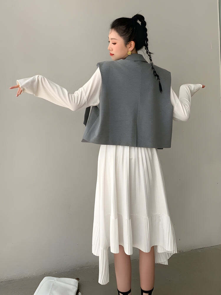 Bow Oversized Vest Bow Oversized Vest