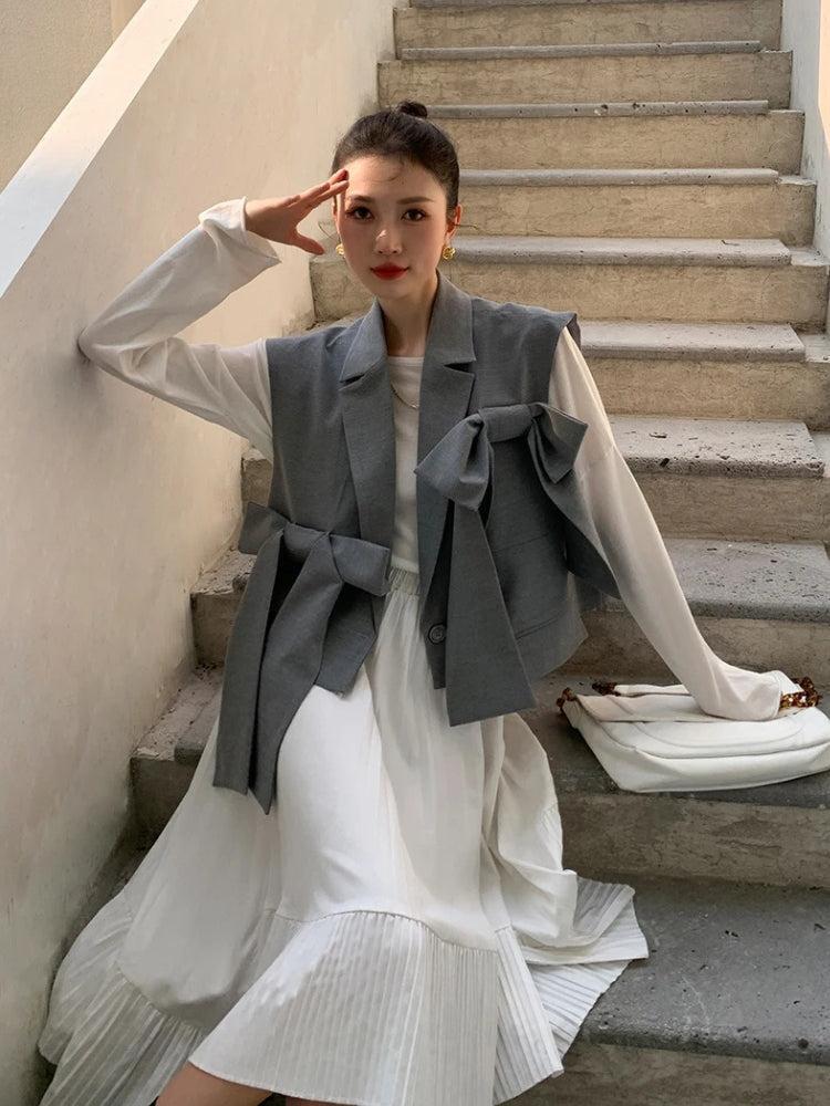 Bow Oversized Vest Bow Oversized Vest