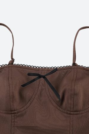 Bow Pleated Mini Dress