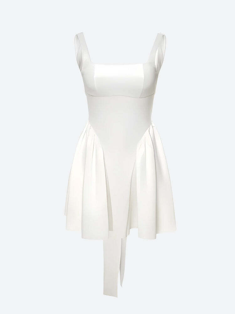 Bow Waist Backless Mini Dress Bow Waist Backless Mini Dress