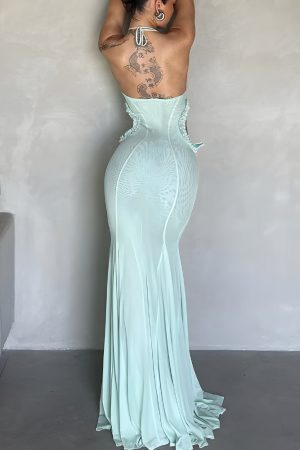 Butterfly Cut Out Maxi Dress