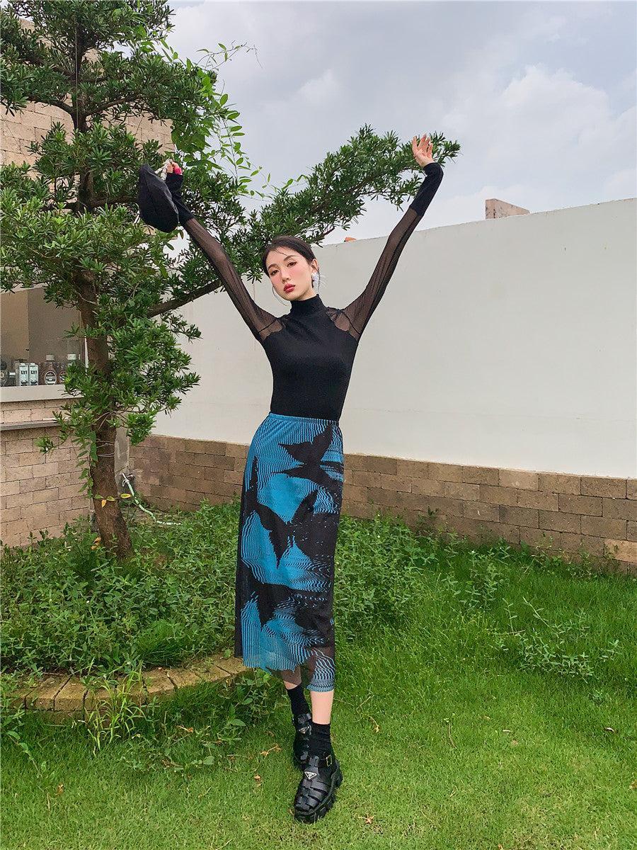 Butterfly Midi Pencil Skirt Butterfly Midi Pencil Skirt