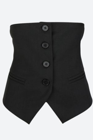 Button-Up Underbust Corset Top