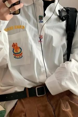 Cake Bear Embroidered Shirt